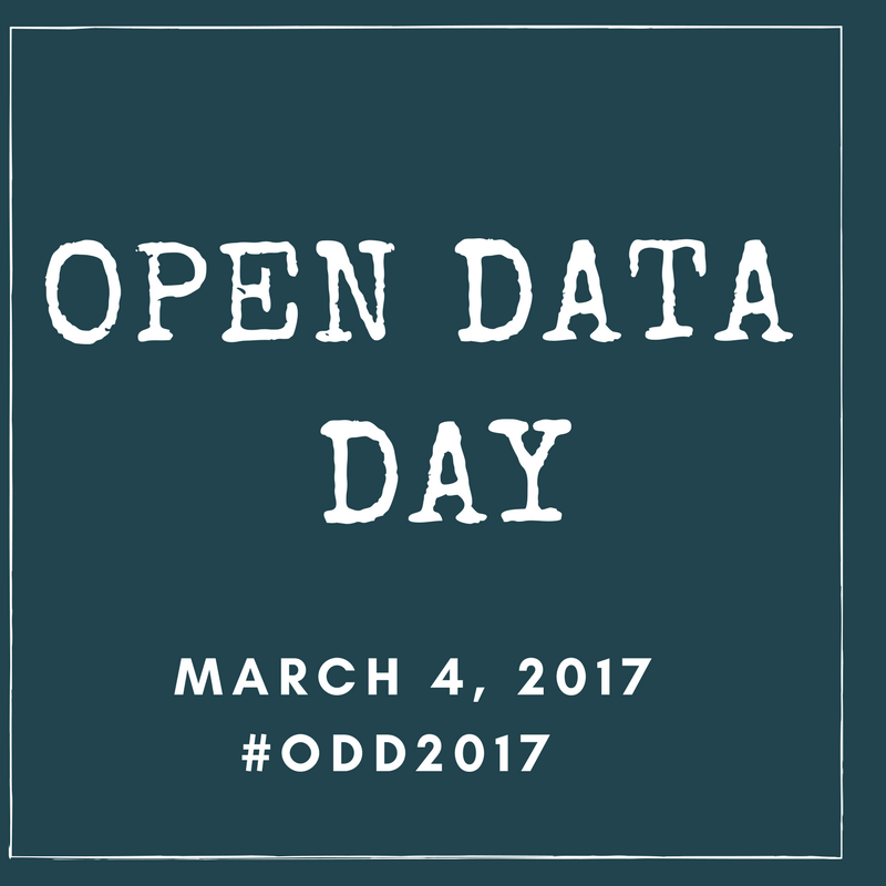 Open Data Day is March 4, 2017!